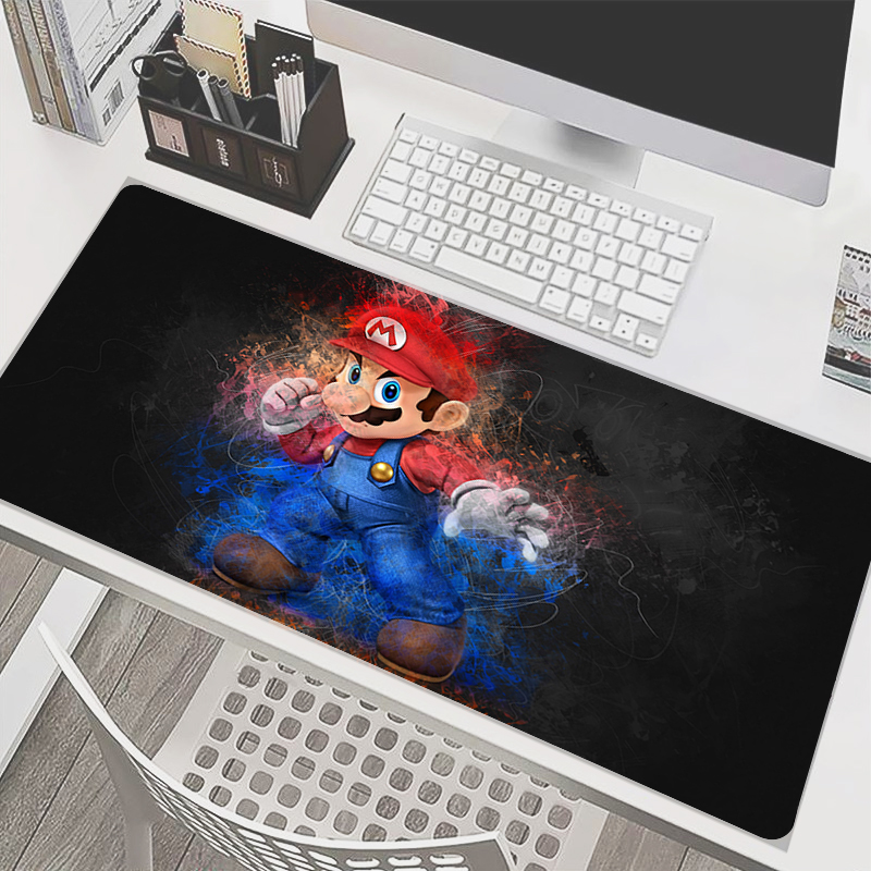 Gaming Accessories For Gaming Laptop - 90x40cm Mouse Pad M-Mario Anime Gamer