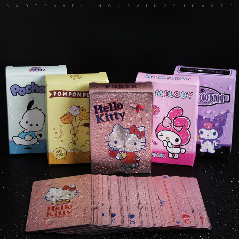 Gaming Accessories In Japan - New Hello Kitty Playing Cards Delicate