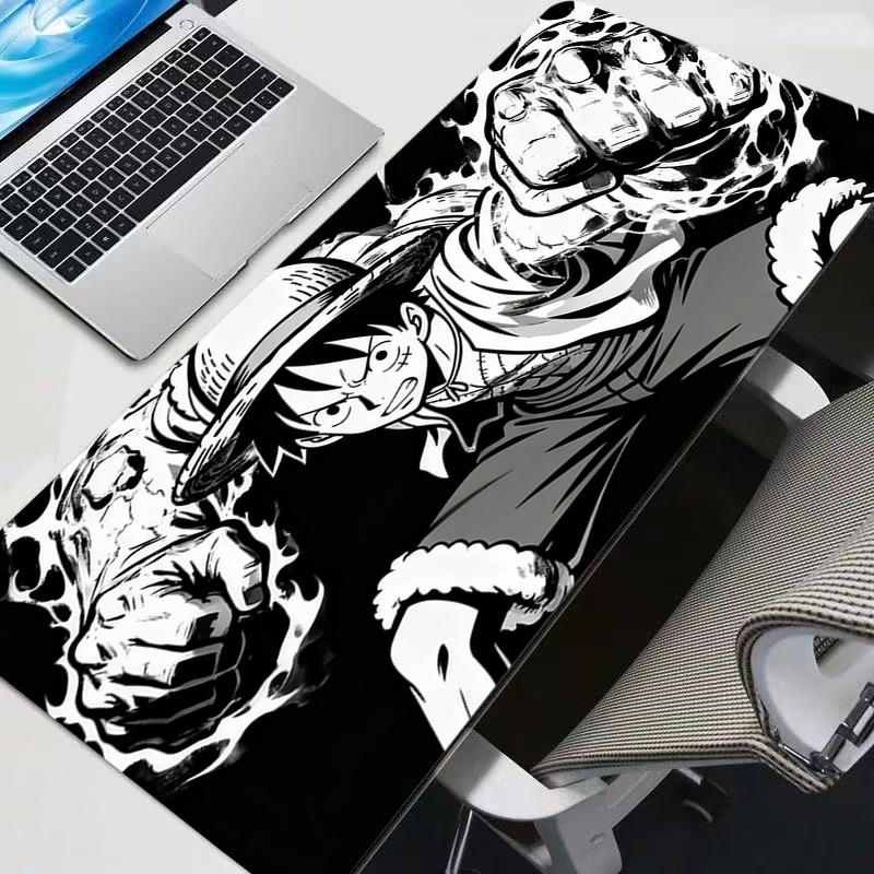 Gaming Accessories For Gaming Laptop - Black and white Mouse Pad One