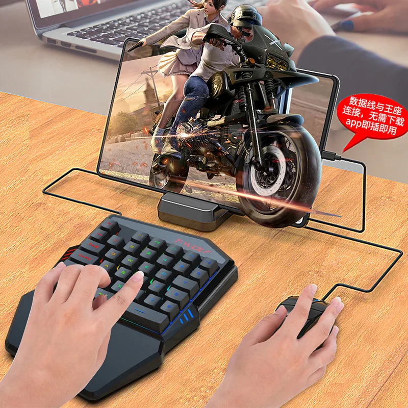 T-WOLF TF900 One Handed Keyboa - Gaming Accessories Bundle のレビューと価格