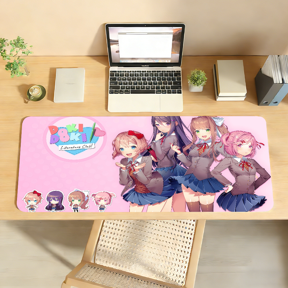 Game DDLC cute girl Mouse Pad  - Gaming Accessories On Sale のレビューと価格