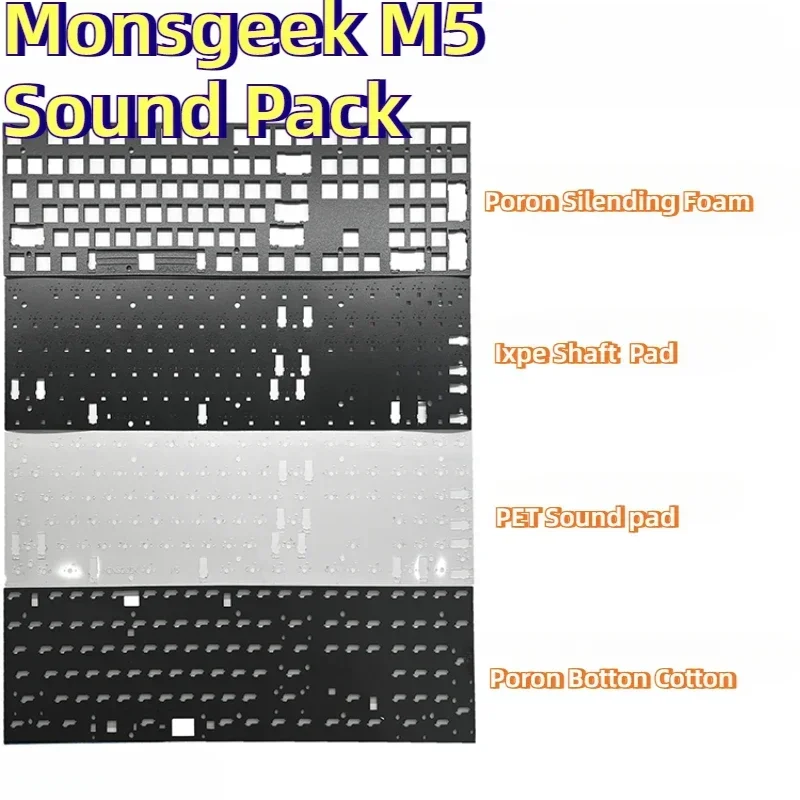 Monsgeek M5 Sound Pack/ Plate  - Gaming Accessories Bundle のレビューと価格