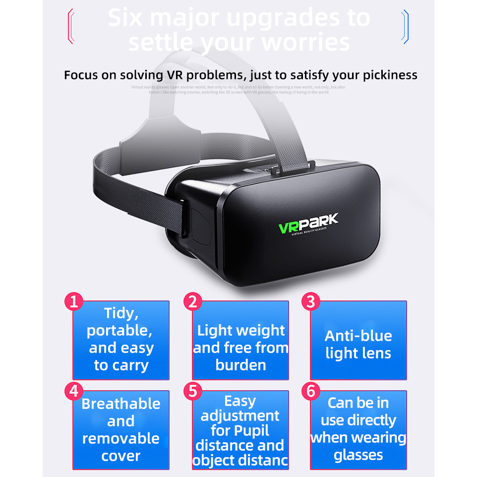 VR Glasses 3D Virtual Reality  - Gaming Accessories Bundle のレビューと価格
