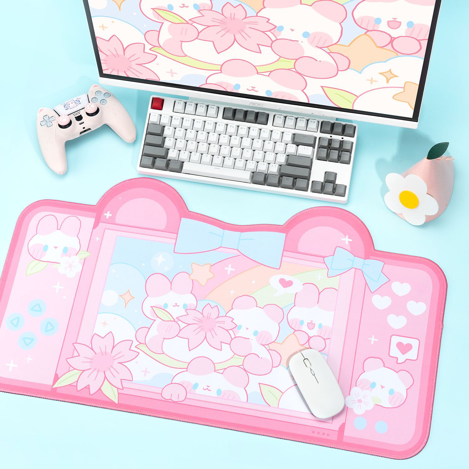 Extra Large Kawaii Gaming Mous - Gaming Accessories For Gaming Laptop のレビューと価格