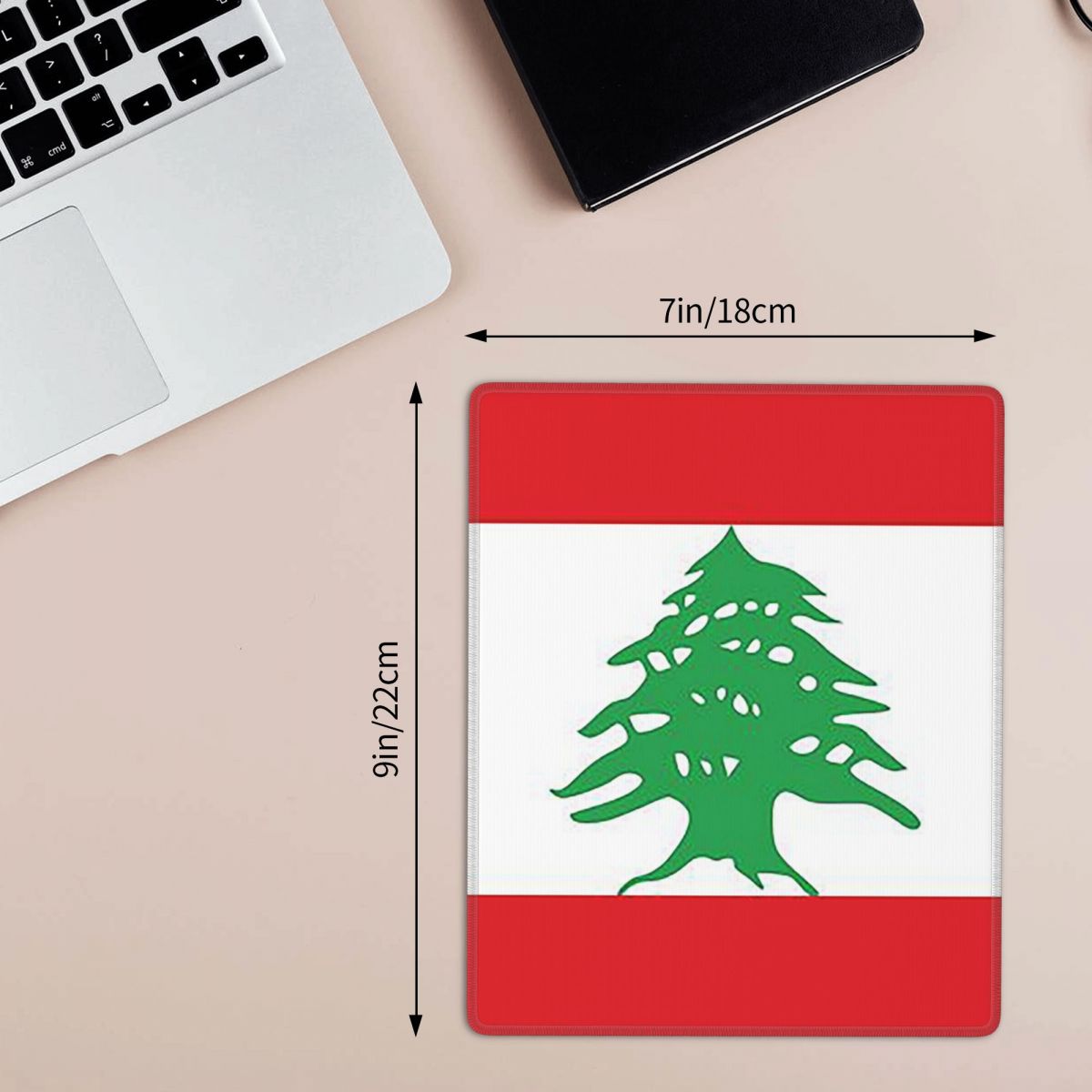 Flag Of Lebanon Mouse Pad Game - Gaming Accessories Lebanon のレビューと価格