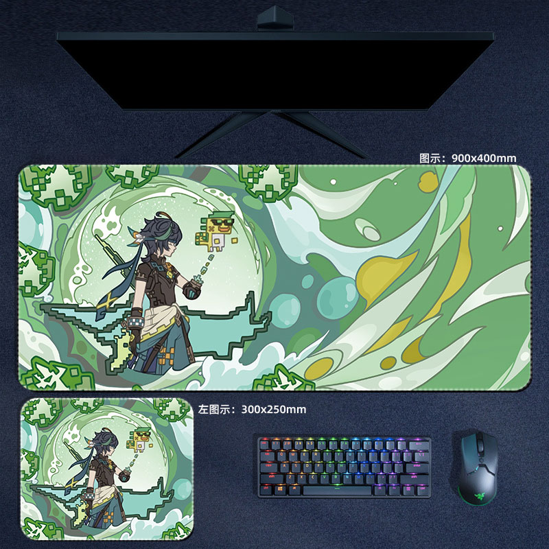 Anime Genshin Impact Mouse Pad - Gaming Accessories In Japan のレビューと価格