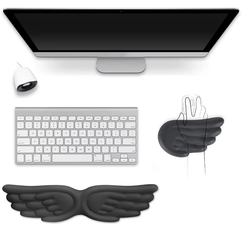 Angel Wings Shaped Keyboard Mo - Gaming Accessories On Sale のレビューと価格