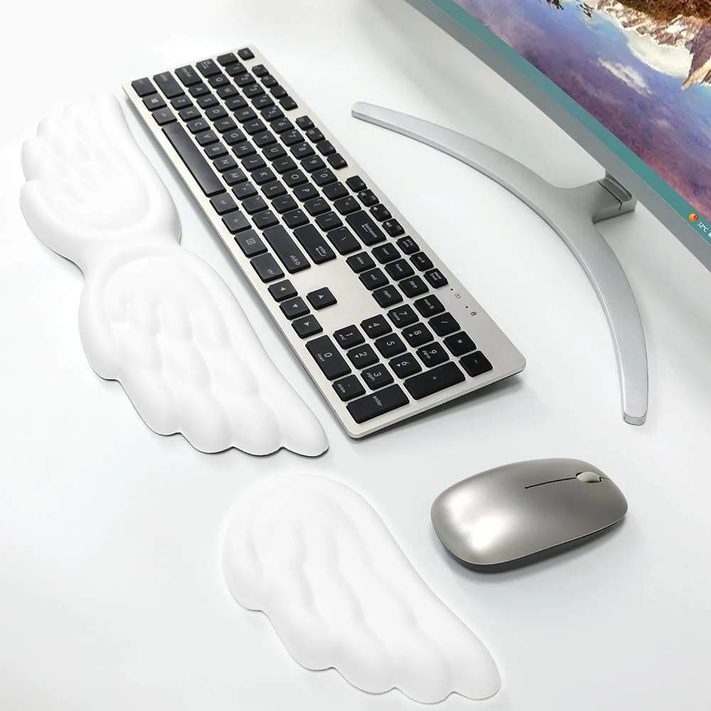 Angel Wings Shaped Keyboard Mo - Gaming Accessories On Sale のレビューと価格