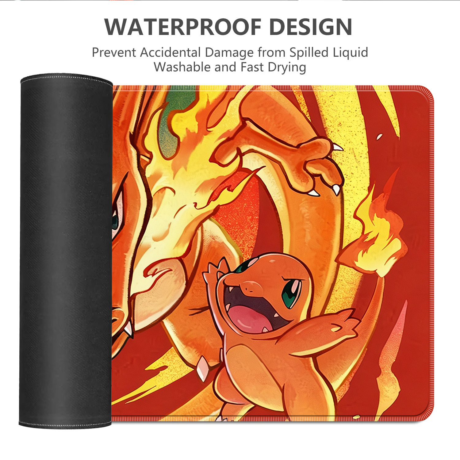 Anime Large Mouse Pad Charizar - Gaming Accessories For Gaming Laptop のレビューと価格